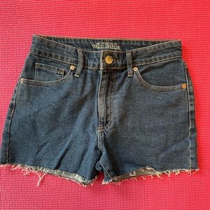 Wild Fable Denim Cut-Off Mom Shorts